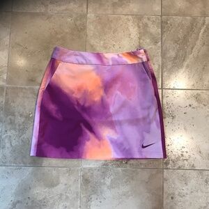Nike dri fit golf SKIRT multi colored size 4